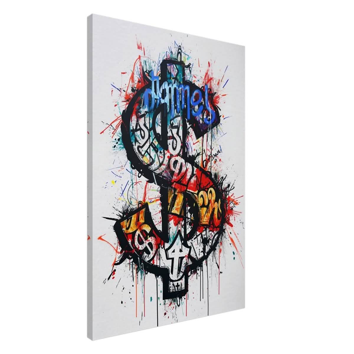 Da Vinci pop art Wall art Print | Eclectic Expressions | Dollar - Canvas - 60x90 cm / 24x36″ -