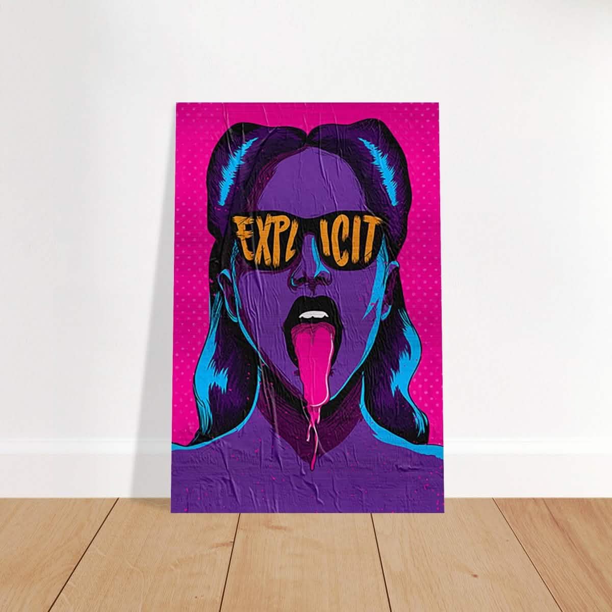 Da Vinci Pop Art Wall art print | Explicit - Brushed Aluminum Print - 40x60 cm / 16x24″ -