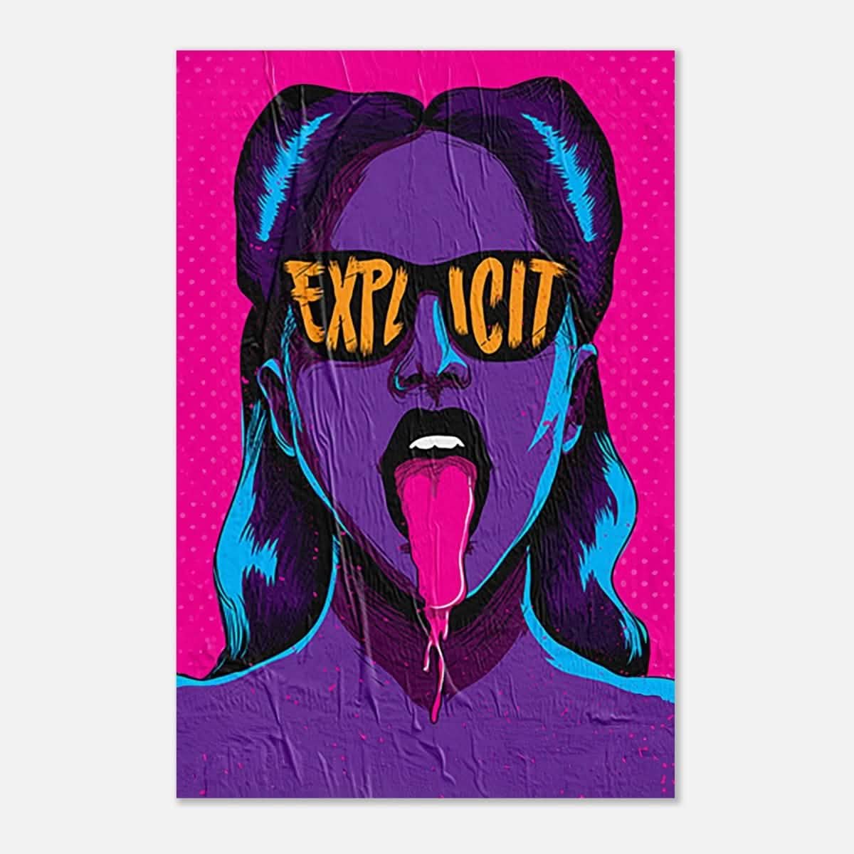 Da Vinci Pop Art Wall art print | Explicit - Aluminum Print - 30x45 cm / 12x18″ -