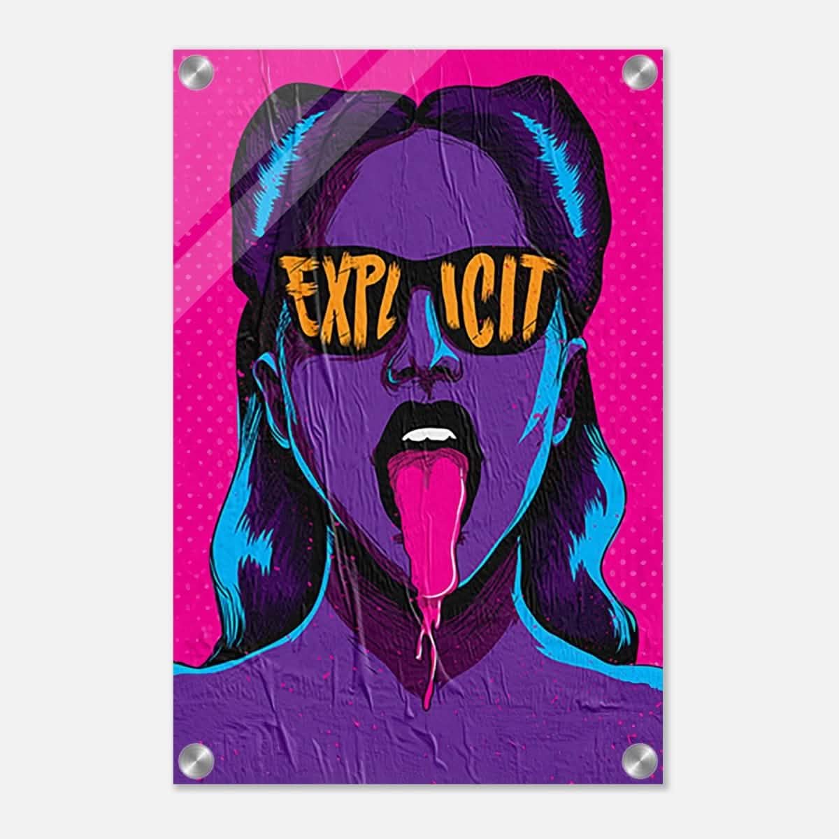 Da Vinci Pop Art Wall art print | Explicit - Acrylic Print - 30x45 cm / 12x18″ -