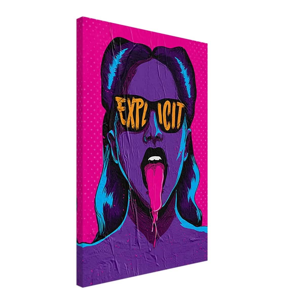 Da Vinci Pop Art Wall art print | Explicit - Canvas - 40x60 cm / 16x24″ -