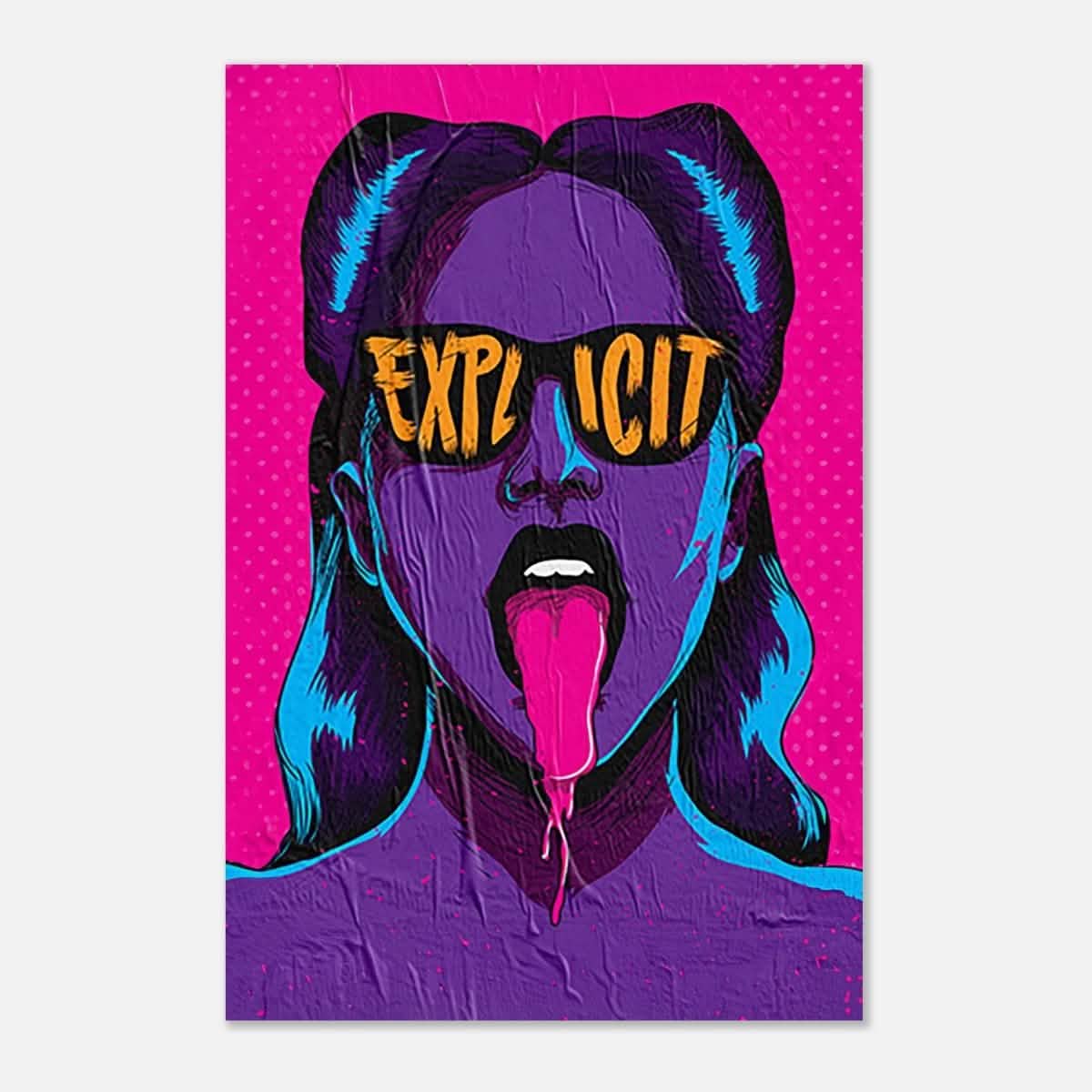 Da Vinci Pop Art Wall art print | Explicit - Aluminum Print - 40x60 cm / 16x24″ -