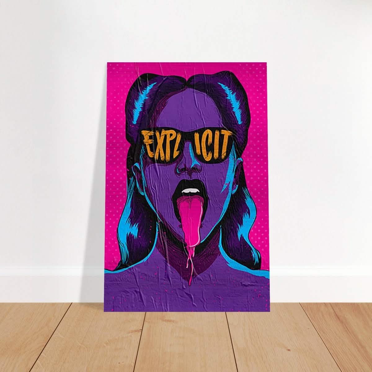 Da Vinci Pop Art Wall art print | Explicit - Brushed Aluminum Print - 30x45 cm / 12x18″ -