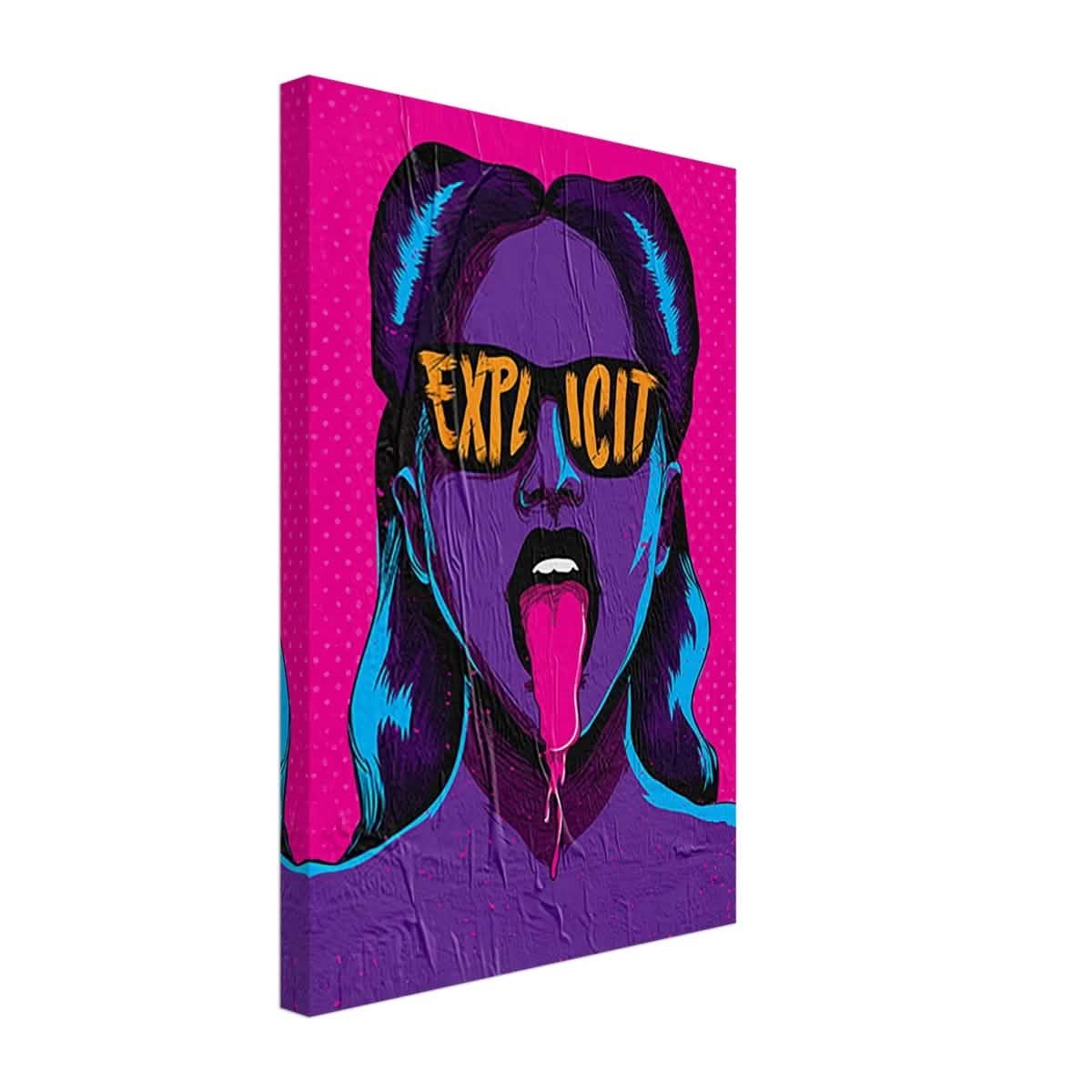 Da Vinci Pop Art Wall art print | Explicit - Canvas - 30x45 cm / 12x18″ -