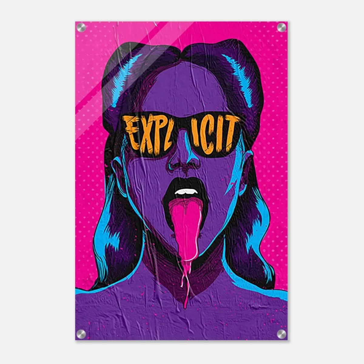 Da Vinci Pop Art Wall art print | Explicit - Acrylic Print - 50x75 cm / 20x30″ -