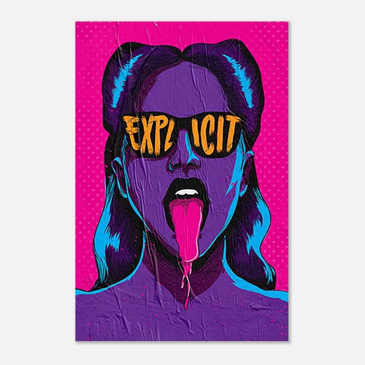 Da Vinci Pop Art Wall art print | Explicit - Aluminum Print - 50x75 cm / 20x30″ -