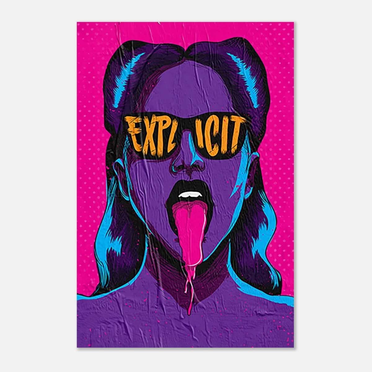 Da Vinci Pop Art Wall art print | Explicit - Aluminum Print - 60x90 cm / 24x36″ -