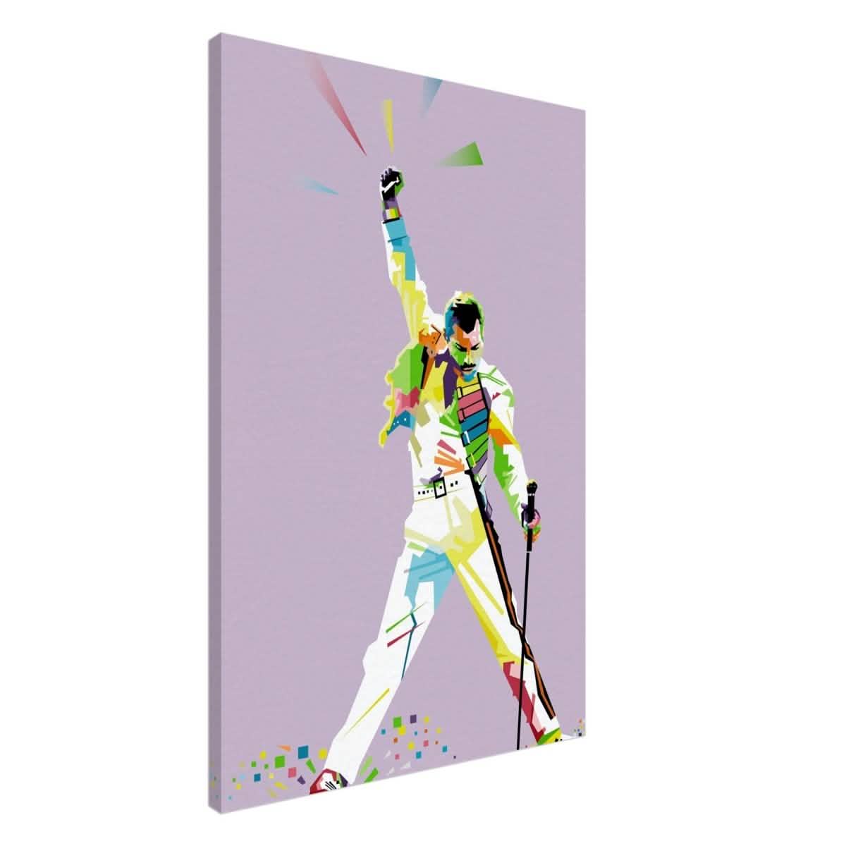 Da Vinci Pop Art Wall art print | Freddie Mercury | Queen - Canvas - 60x90 cm / 24x36″ -