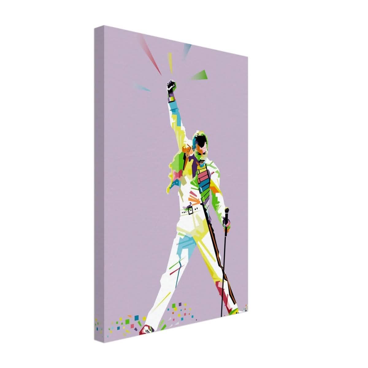 Da Vinci Pop Art Wall art print | Freddie Mercury | Queen - Canvas - 30x45 cm / 12x18″ -
