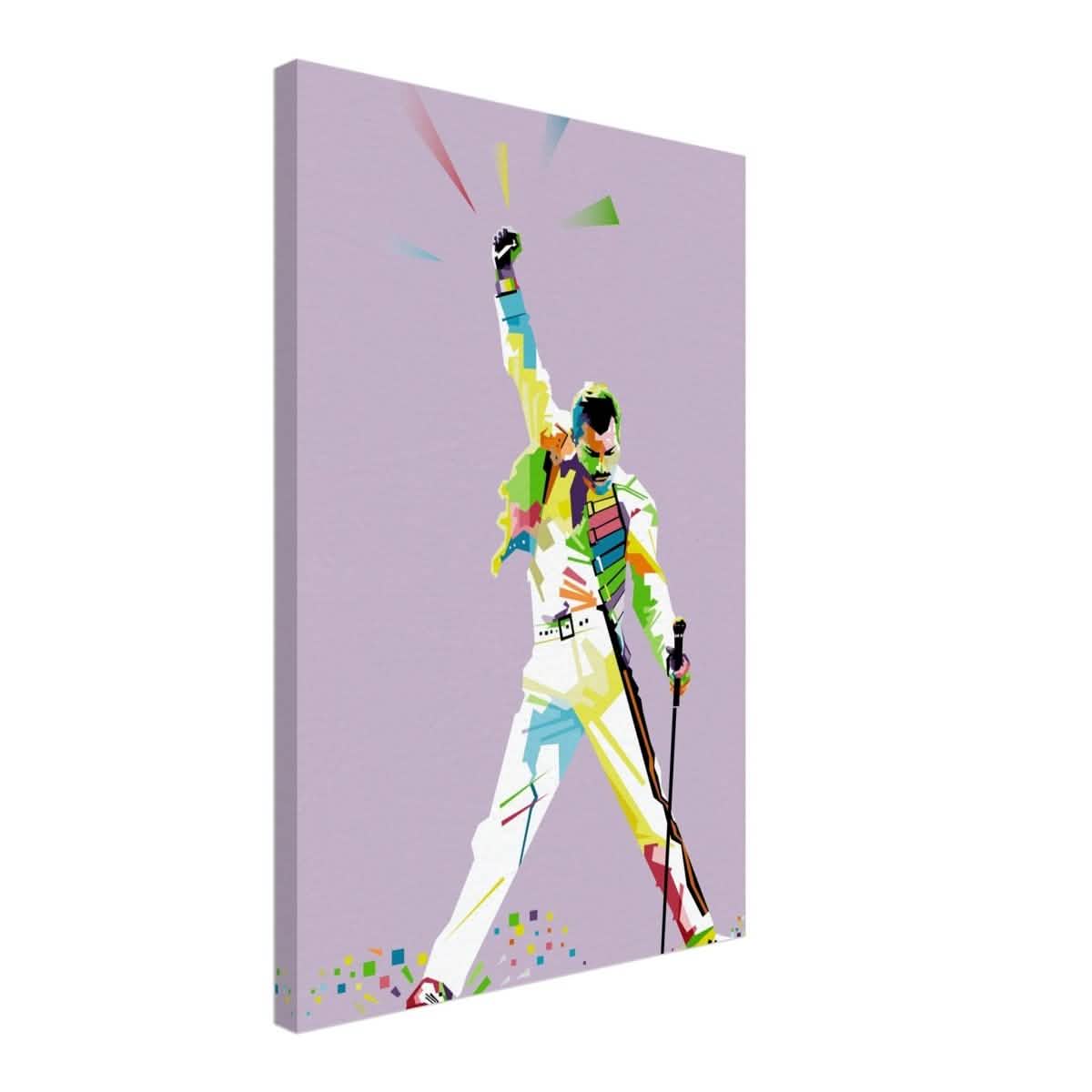 Da Vinci Pop Art Wall art print | Freddie Mercury | Queen - Canvas - 40x60 cm / 16x24″ -