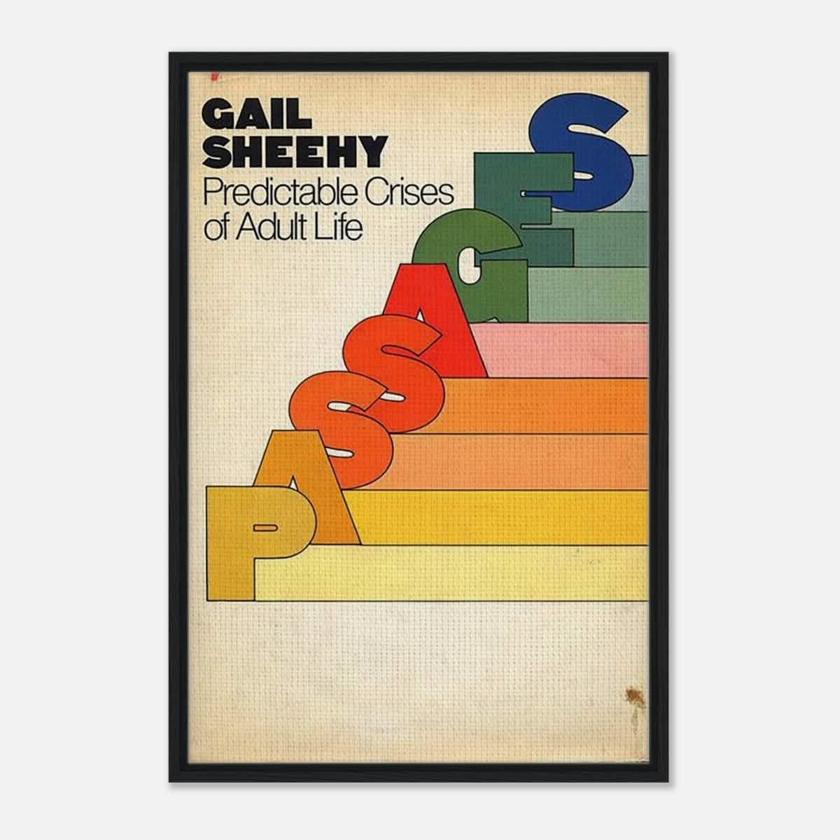 Da Vinci Pop Art Wall art print | Gail Sheehy | Passages - Framed Canvas - 60x90 cm / 24x36″ - Black frame