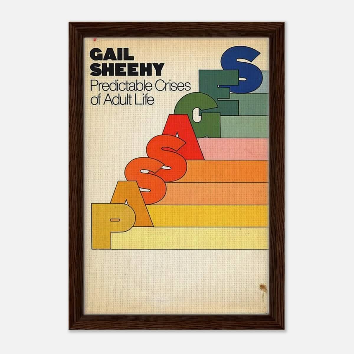 Da Vinci Pop Art Wall art print | Gail Sheehy | Passages - Framed Canvas - 30x45 cm / 12x18″ - Dark wood frame