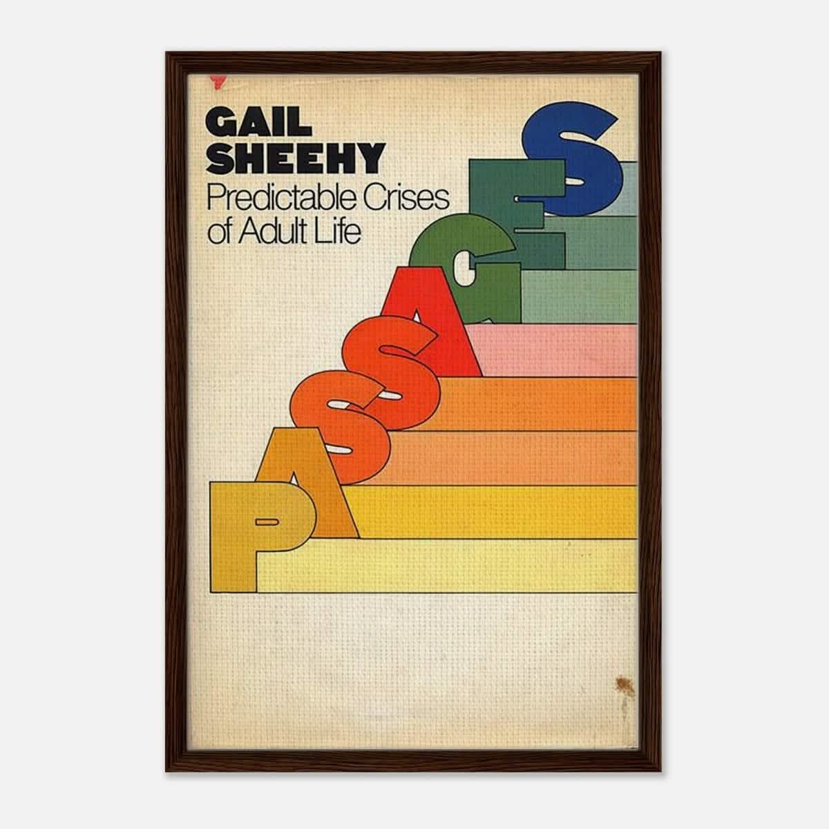 Da Vinci Pop Art Wall art print | Gail Sheehy | Passages - Framed Canvas - 50x75 cm / 20x30″ - Dark wood frame