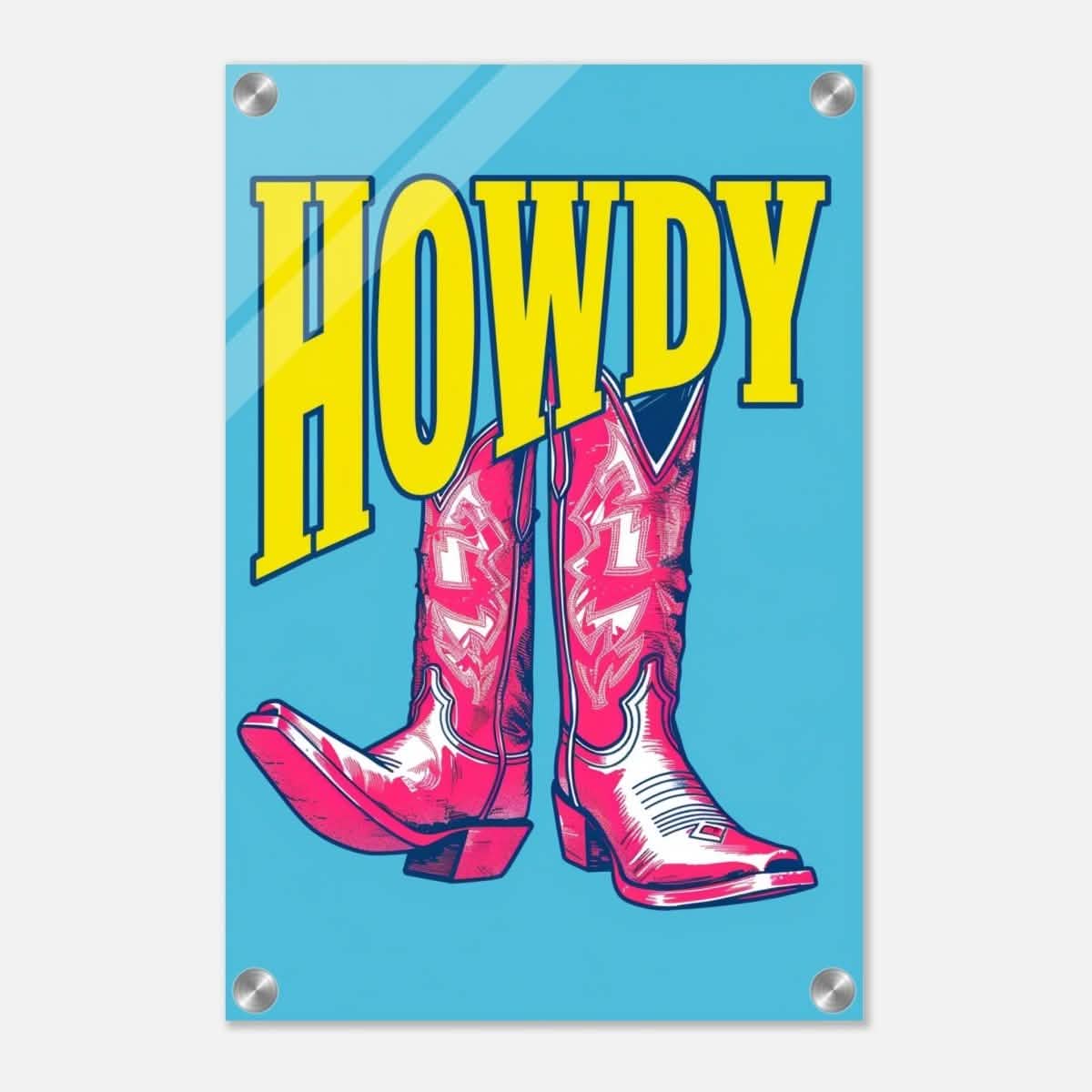 Da Vinci Pop Art Wall art print | Howdy - Acrylic Print - 30x45 cm / 12x18″ -