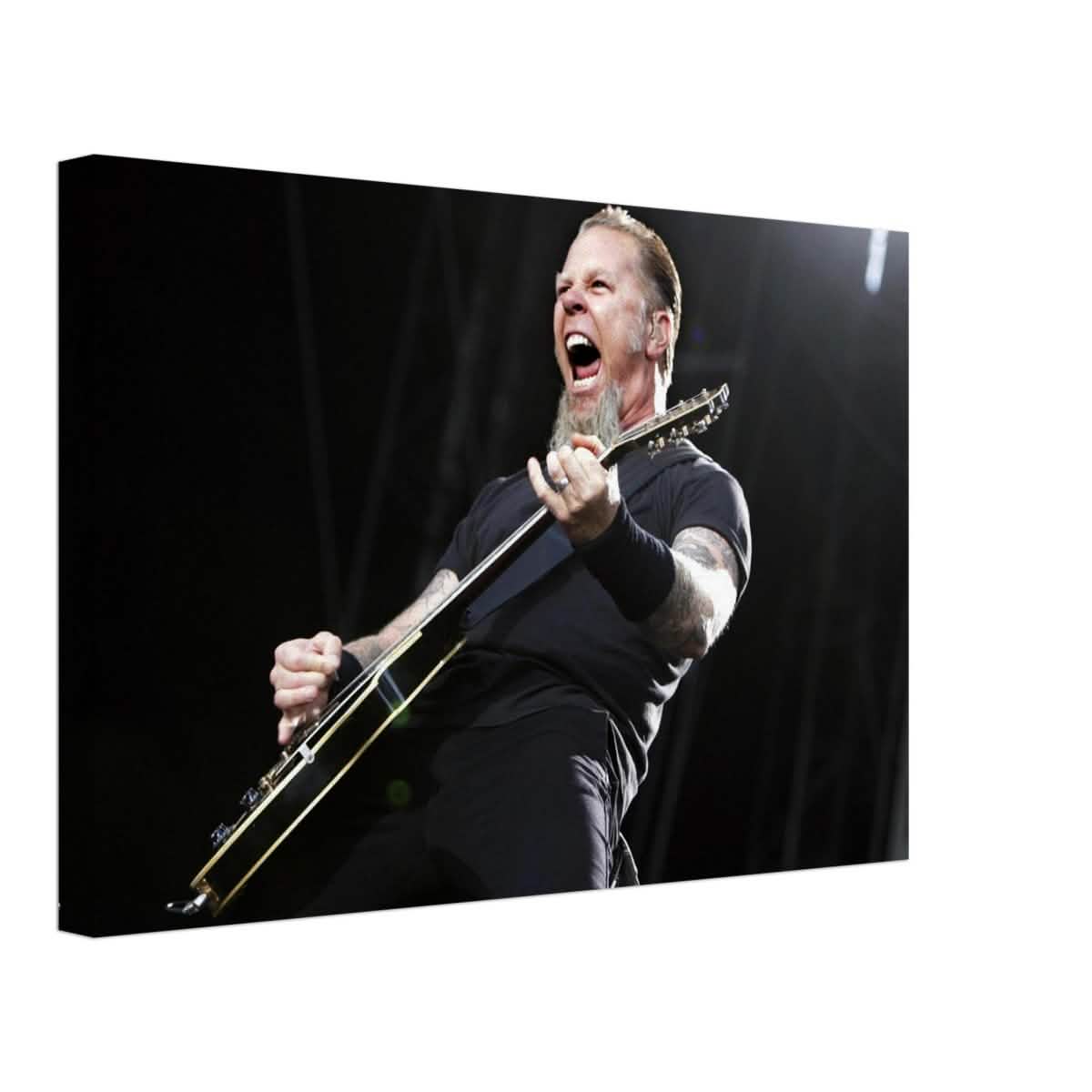 Da Vinci Pop Art Wall art print | James Hetfield | Metallica - Canvas - 30x45 cm / 12x18″ -