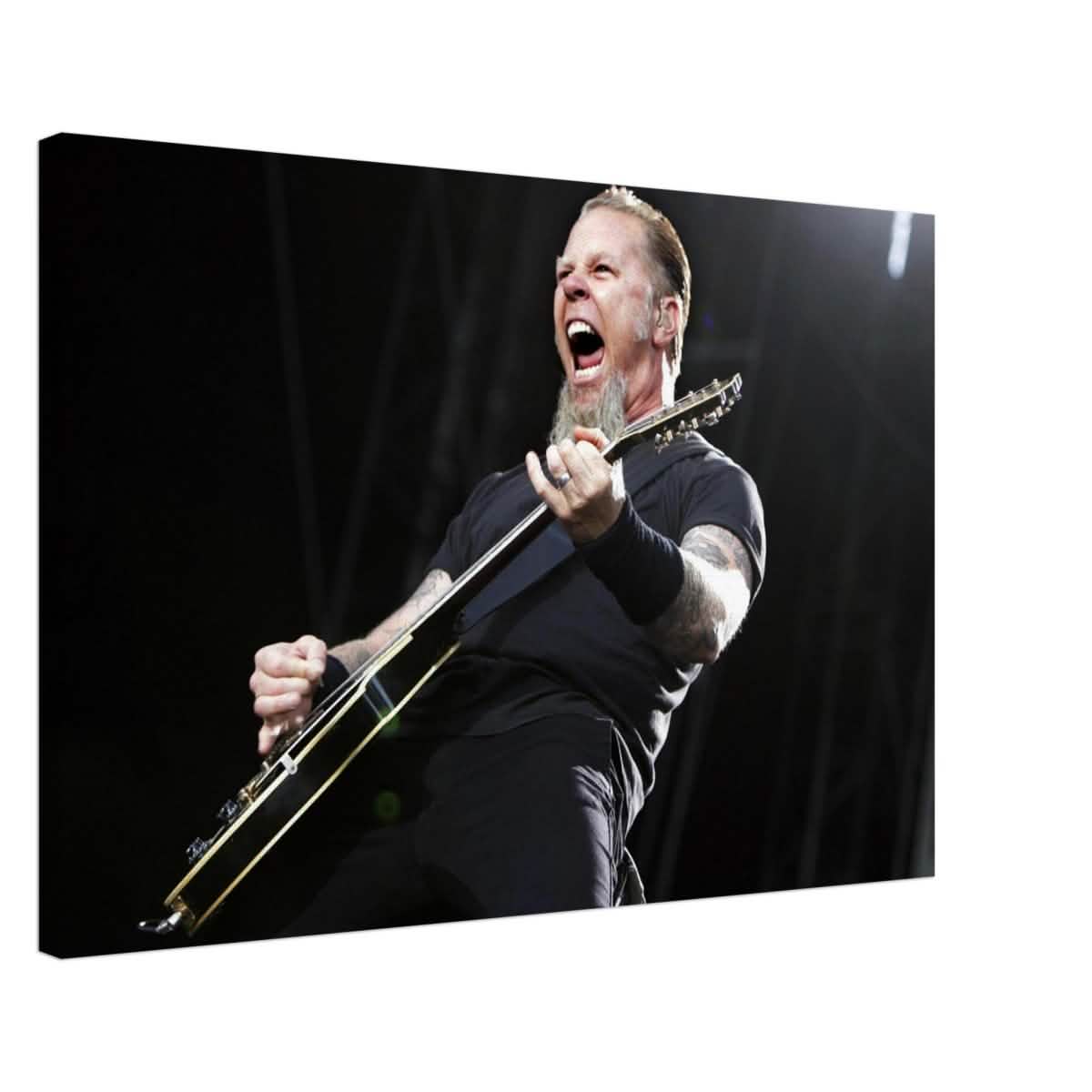 Da Vinci Pop Art Wall art print | James Hetfield | Metallica - Canvas - 50x75 cm / 20x30″ -