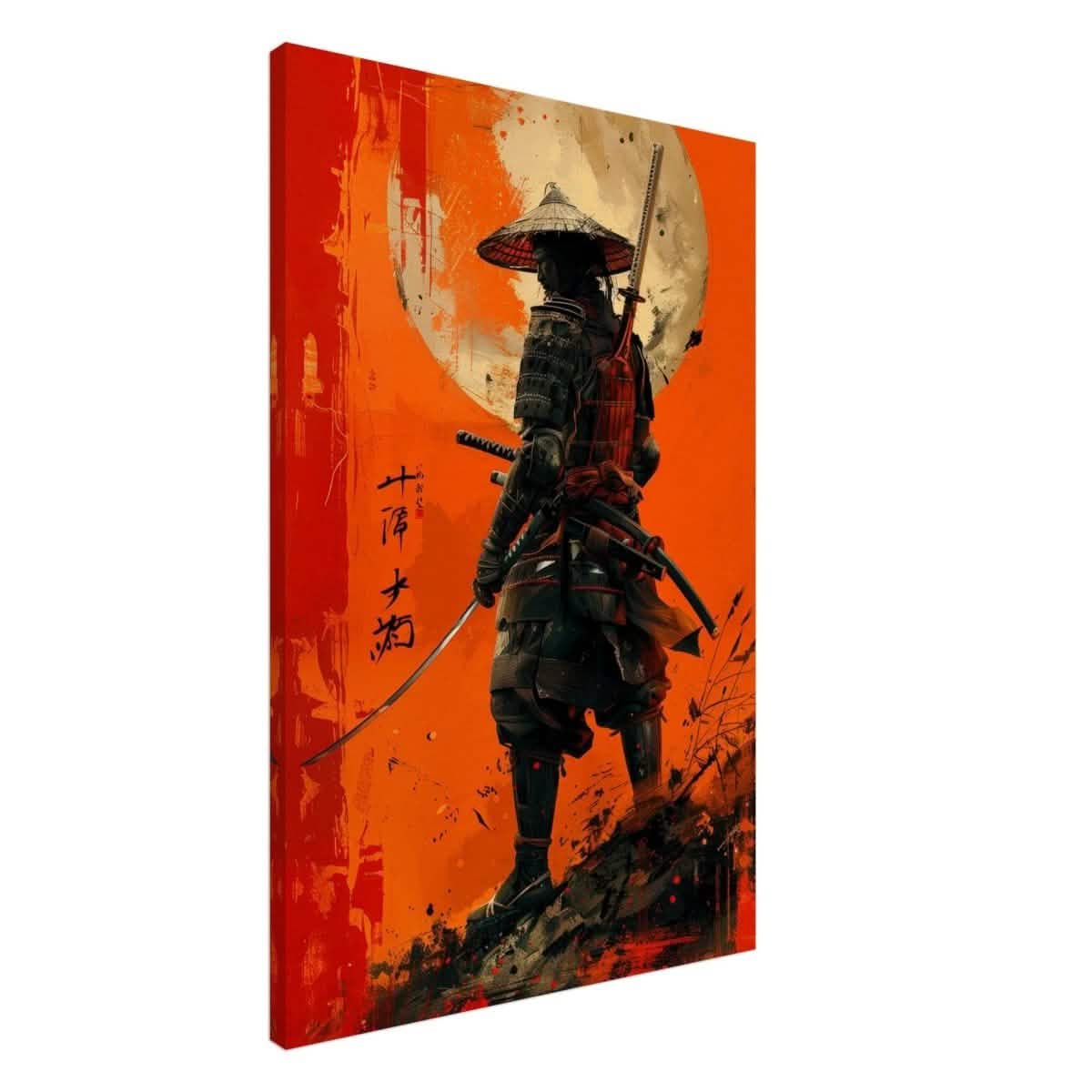 Da Vinci Pop Art Wall art print | Japanese Samurai - Canvas - 60x90 cm / 24x36″ - Slim