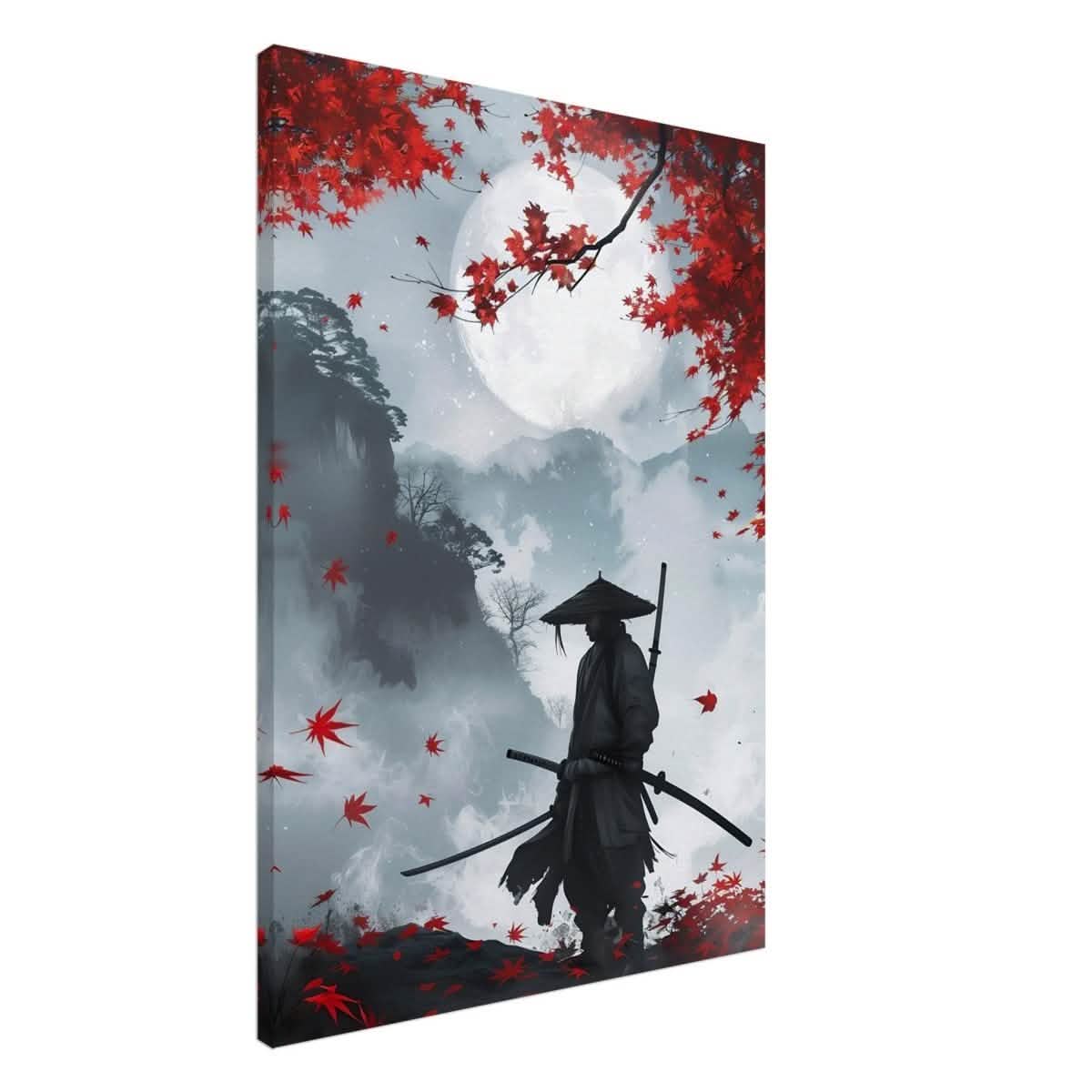 Da Vinci Pop Art Wall art print | Japanese Samurai - Canvas - 70x100 cm / 28x40″ - Thick