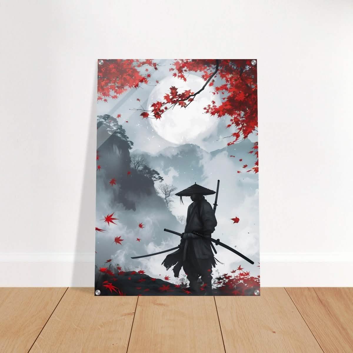 Da Vinci Pop Art Wall art print | Japanese Samurai - Acrylic Print - 70x100 cm / 28x40″ -