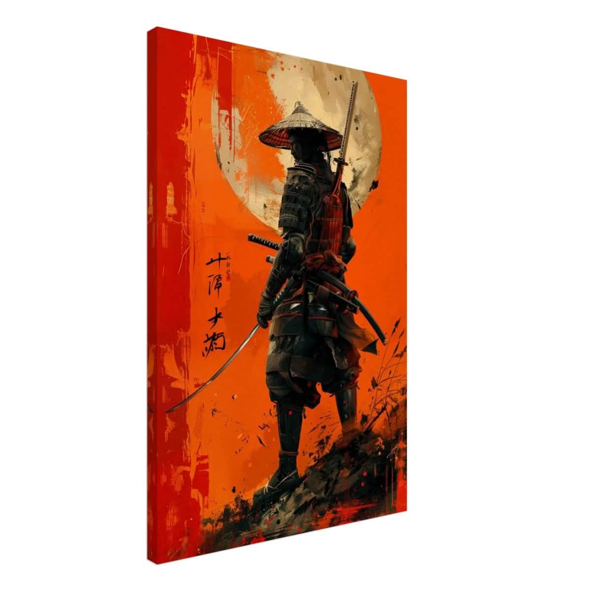 Da Vinci Pop Art Wall art print | Japanese Samurai - Canvas - 50x75 cm / 20x30″ - Slim