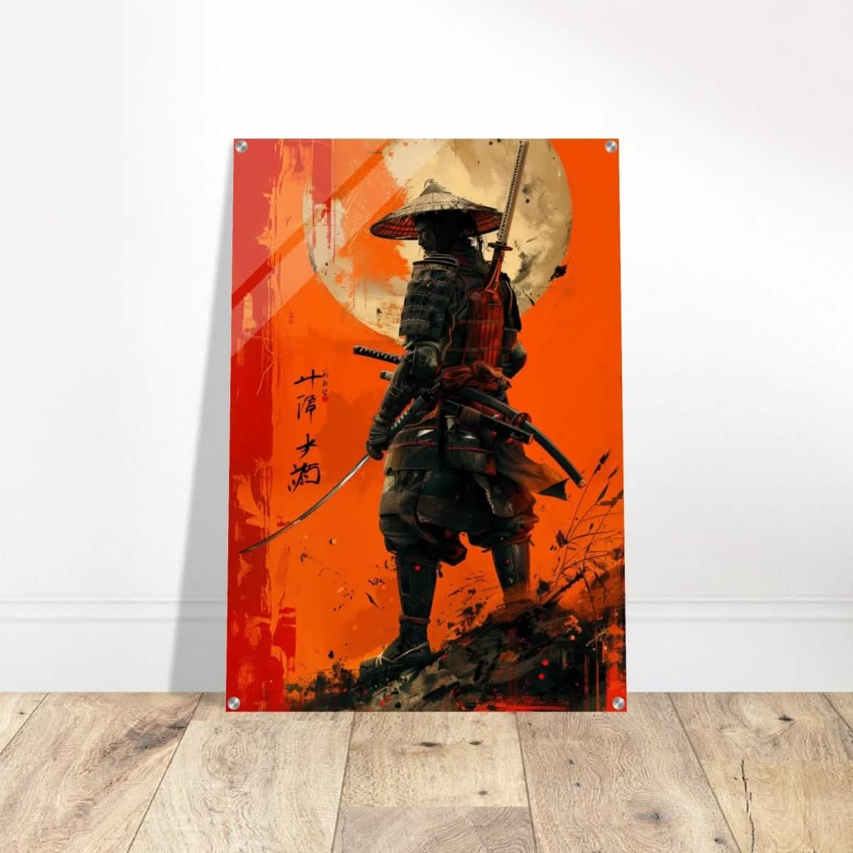 Da Vinci Pop Art Wall art print | Japanese Samurai - Acrylic Print - 70x100 cm / 28x40″ -
