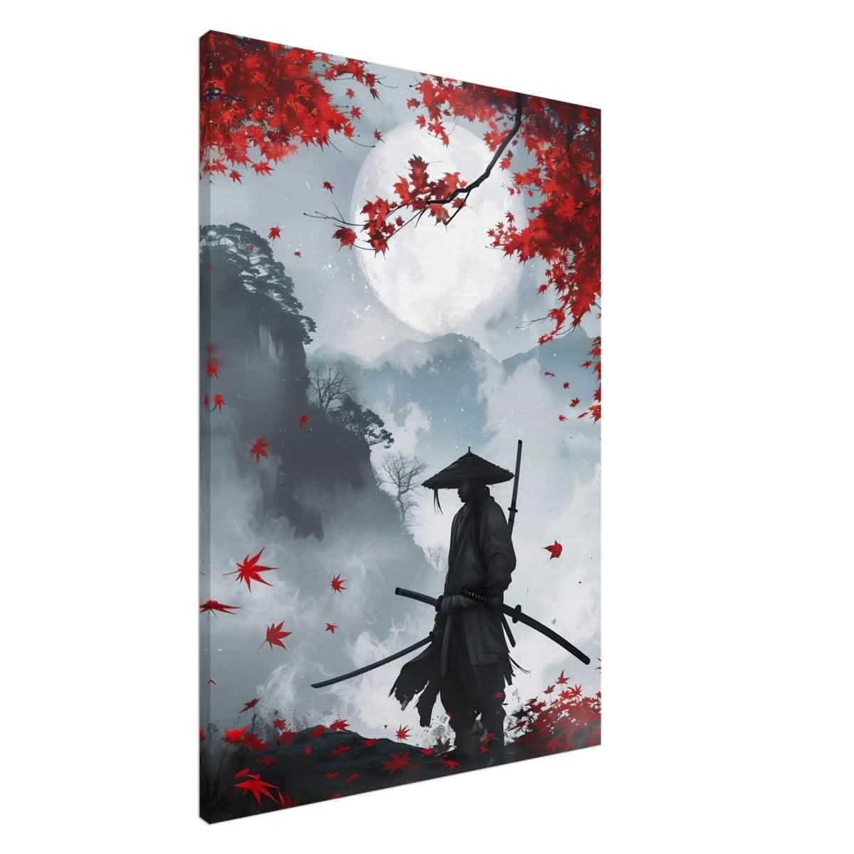 Da Vinci Pop Art Wall art print | Japanese Samurai - Canvas - 70x100 cm / 28x40″ - Slim