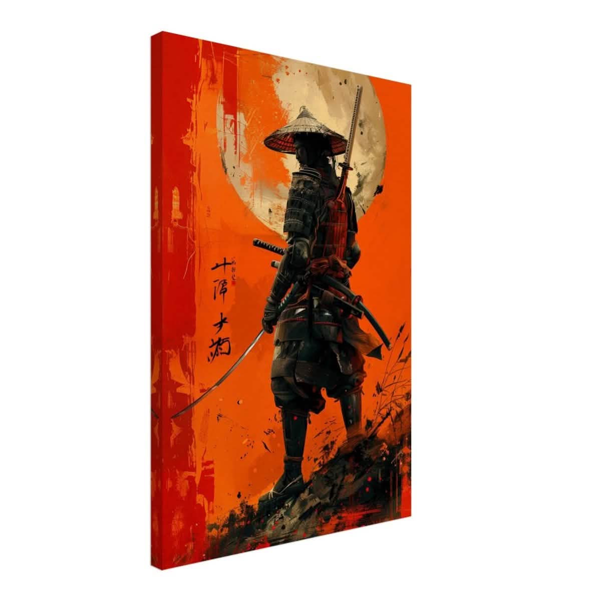 Da Vinci Pop Art Wall art print | Japanese Samurai - Canvas - 50x75 cm / 20x30″ - Thick