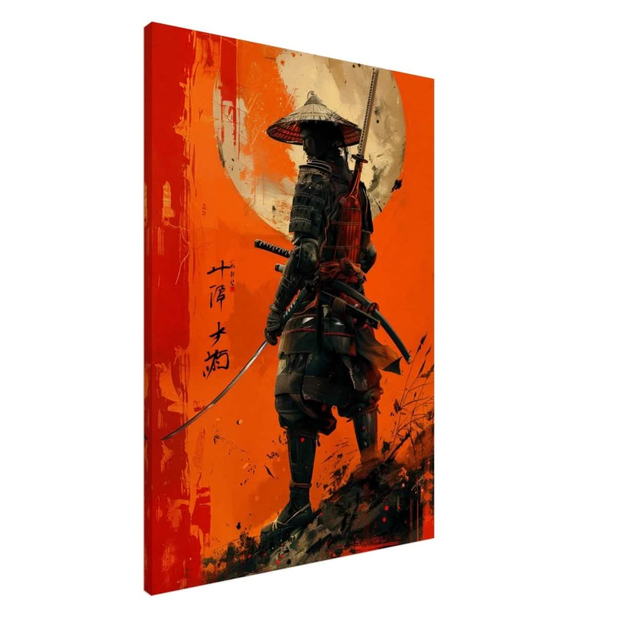 Da Vinci Pop Art Wall art print | Japanese Samurai - Canvas - 70x100 cm / 28x40″ - Slim