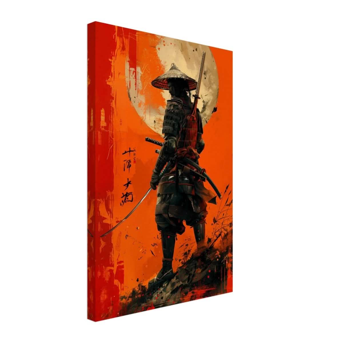Da Vinci Pop Art Wall art print | Japanese Samurai - Canvas - 40x60 cm / 16x24″ - Thick