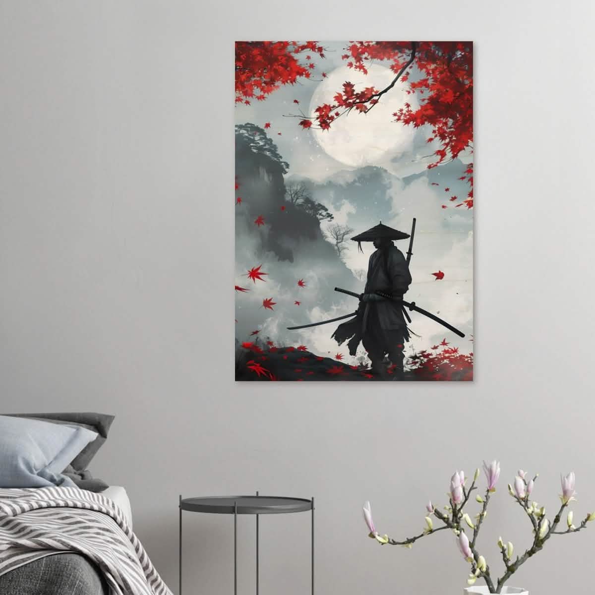 Da Vinci Pop Art Wall art print | Japanese Samurai - Wood Prints - 70x100 cm / 28x40″ - 20 mm