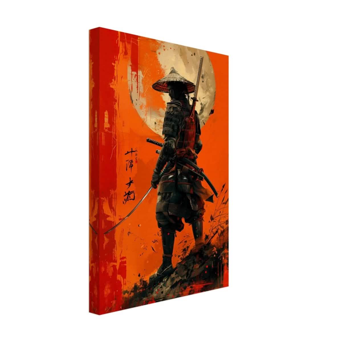 Da Vinci Pop Art Wall art print | Japanese Samurai - Canvas - 30x45 cm / 12x18″ - Thick