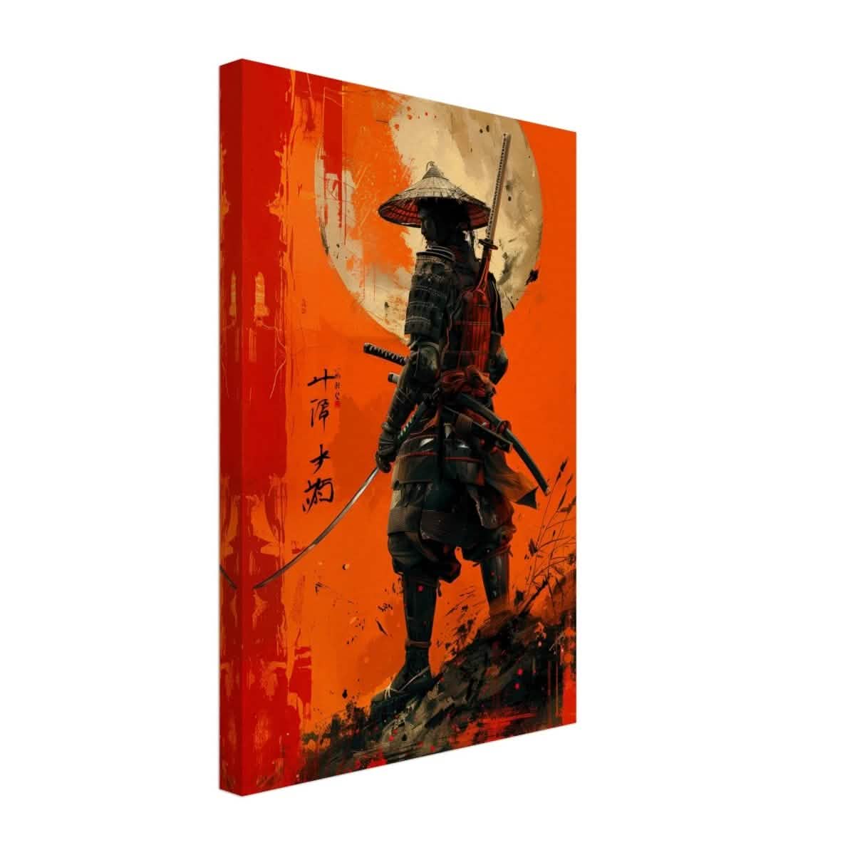 Da Vinci Pop Art Wall art print | Japanese Samurai - Canvas - 30x45 cm / 12x18″ - Slim