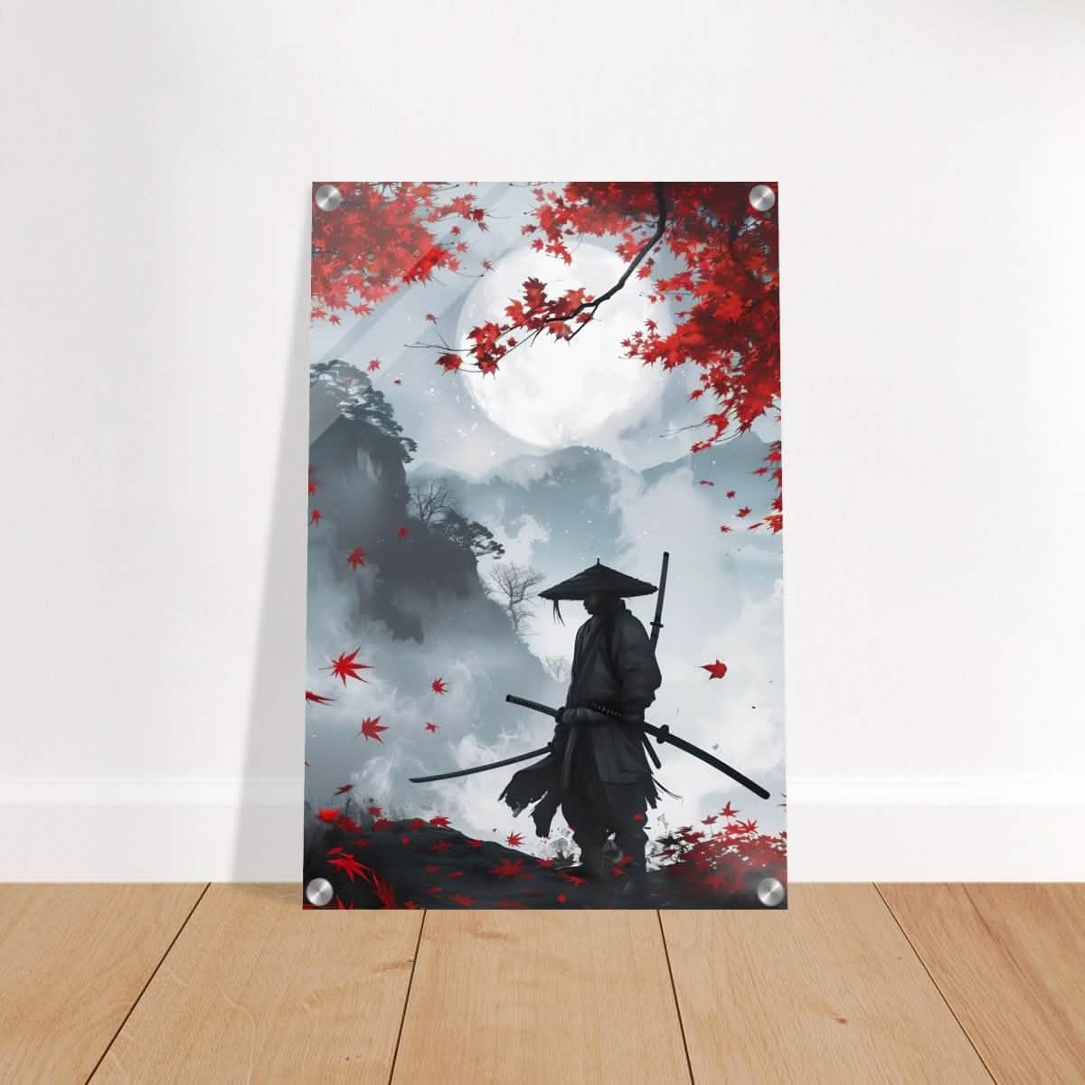 Da Vinci Pop Art Wall art print | Japanese Samurai - Acrylic Print - 40x60 cm / 16x24″ -