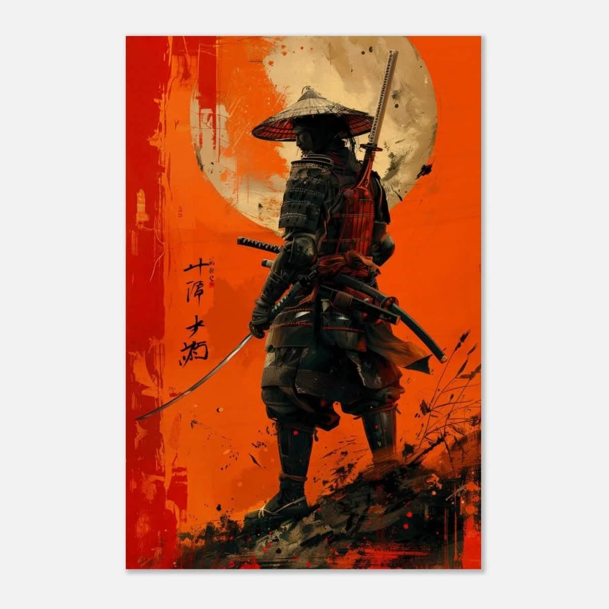 Da Vinci Pop Art Wall art print | Japanese Samurai - Wood Prints - 30x45 cm / 12x18″ - 10 mm