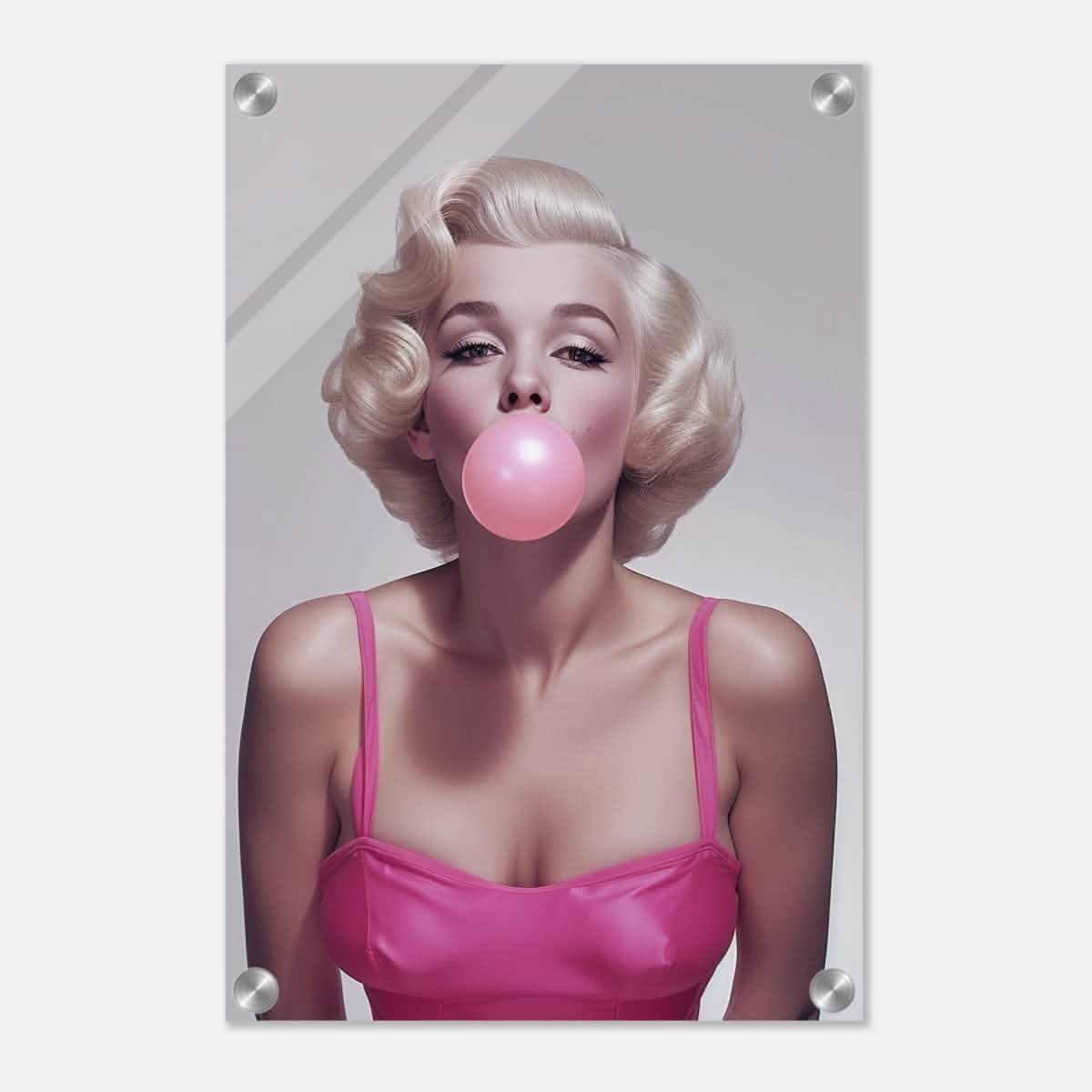 Da Vinci Pop Art Wall art print | Marilyn Monroe - Acrylic Print - 30x45 cm / 12x18″ -