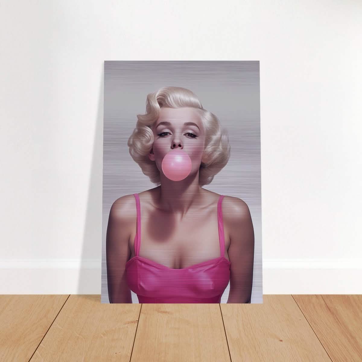 Da Vinci Pop Art Wall art print | Marilyn Monroe - Brushed Aluminum Print - 60x90 cm / 24x36″ -