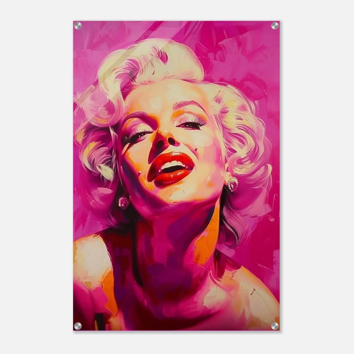 Da Vinci Pop Art Wall art print | Marilyn Monroe - Acrylic Print - 60x90 cm / 24x36″ -