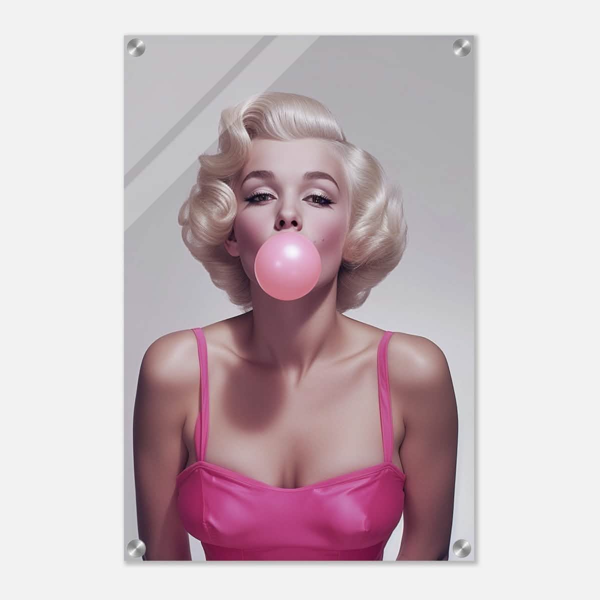 Da Vinci Pop Art Wall art print | Marilyn Monroe - Acrylic Print - 40x60 cm / 16x24″ -