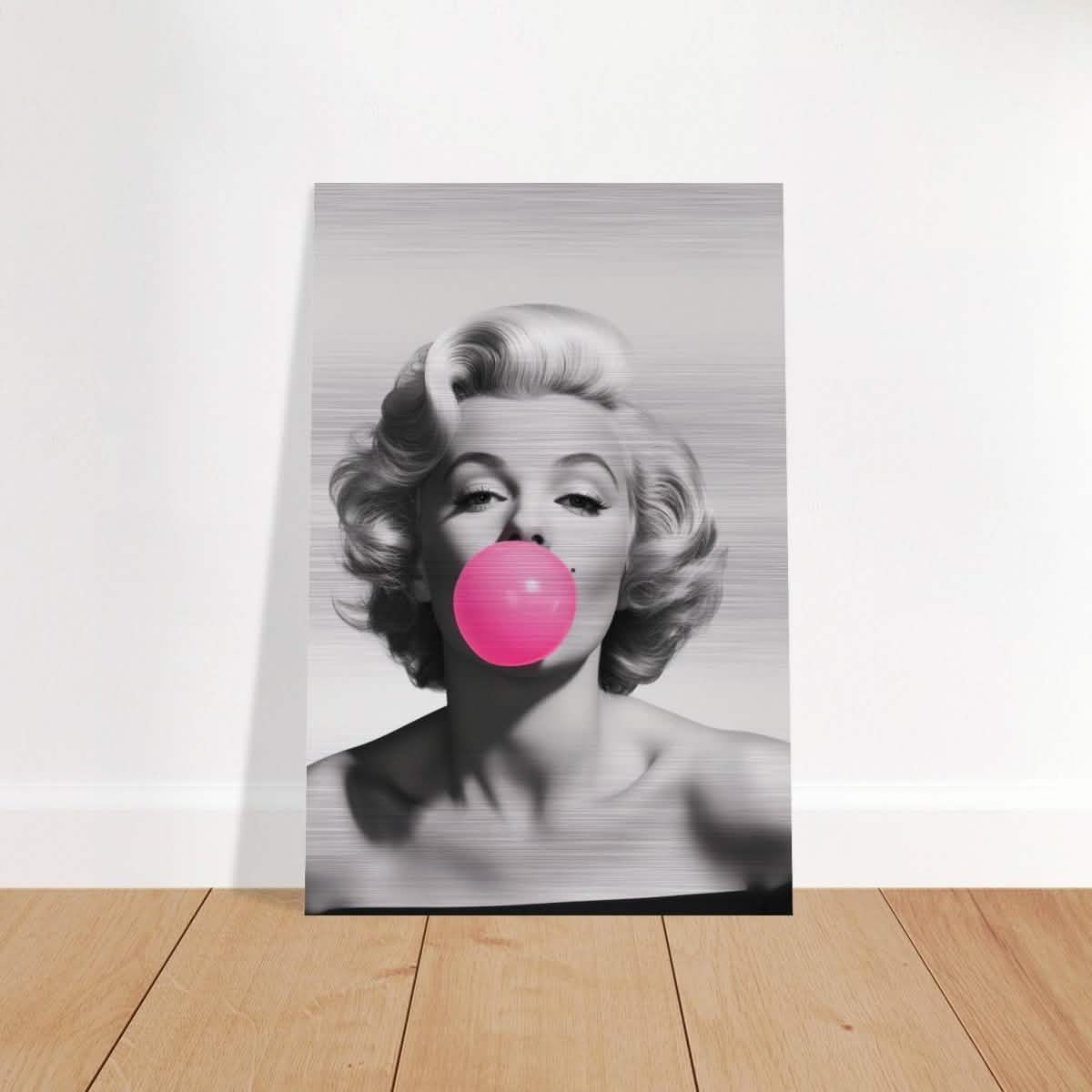 Da Vinci Pop Art Wall art print | Marilyn Monroe - Brushed Aluminum Print - 40x60 cm / 16x24″ -