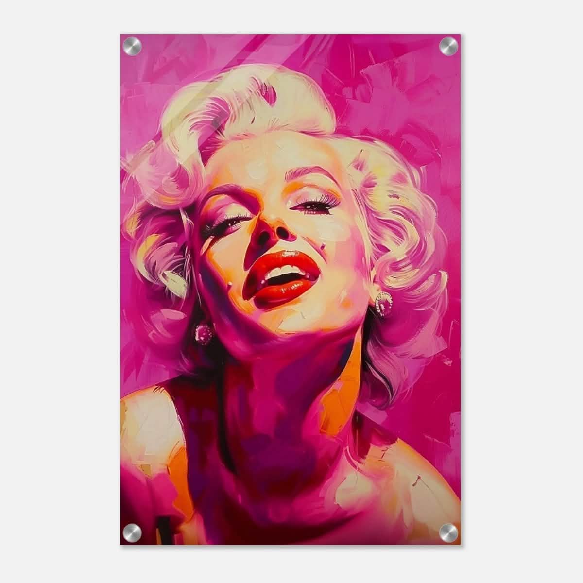 Da Vinci Pop Art Wall art print | Marilyn Monroe - Acrylic Print - 40x60 cm / 16x24″ -