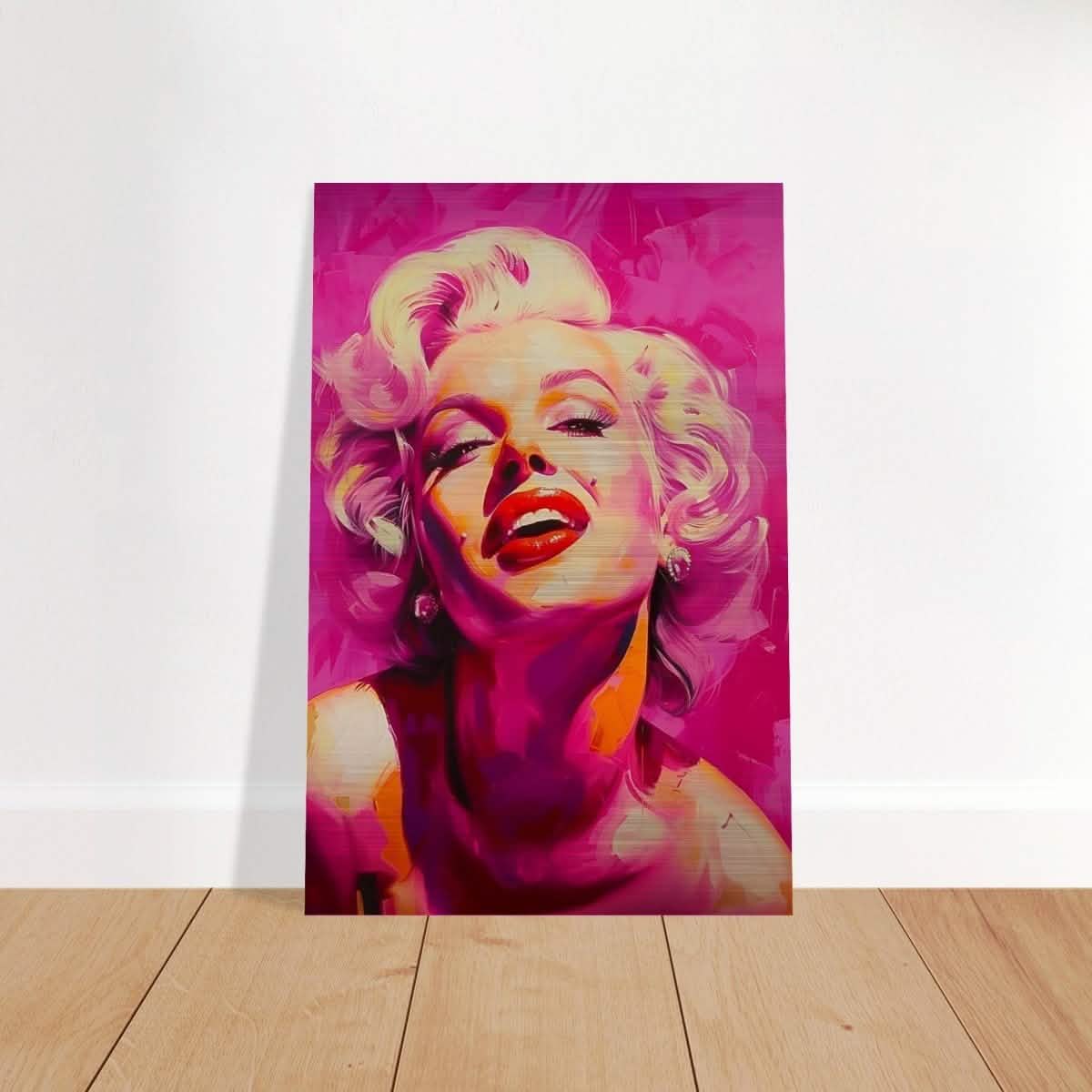 Da Vinci Pop Art Wall art print | Marilyn Monroe - Brushed Aluminum Print - 30x45 cm / 12x18″ -