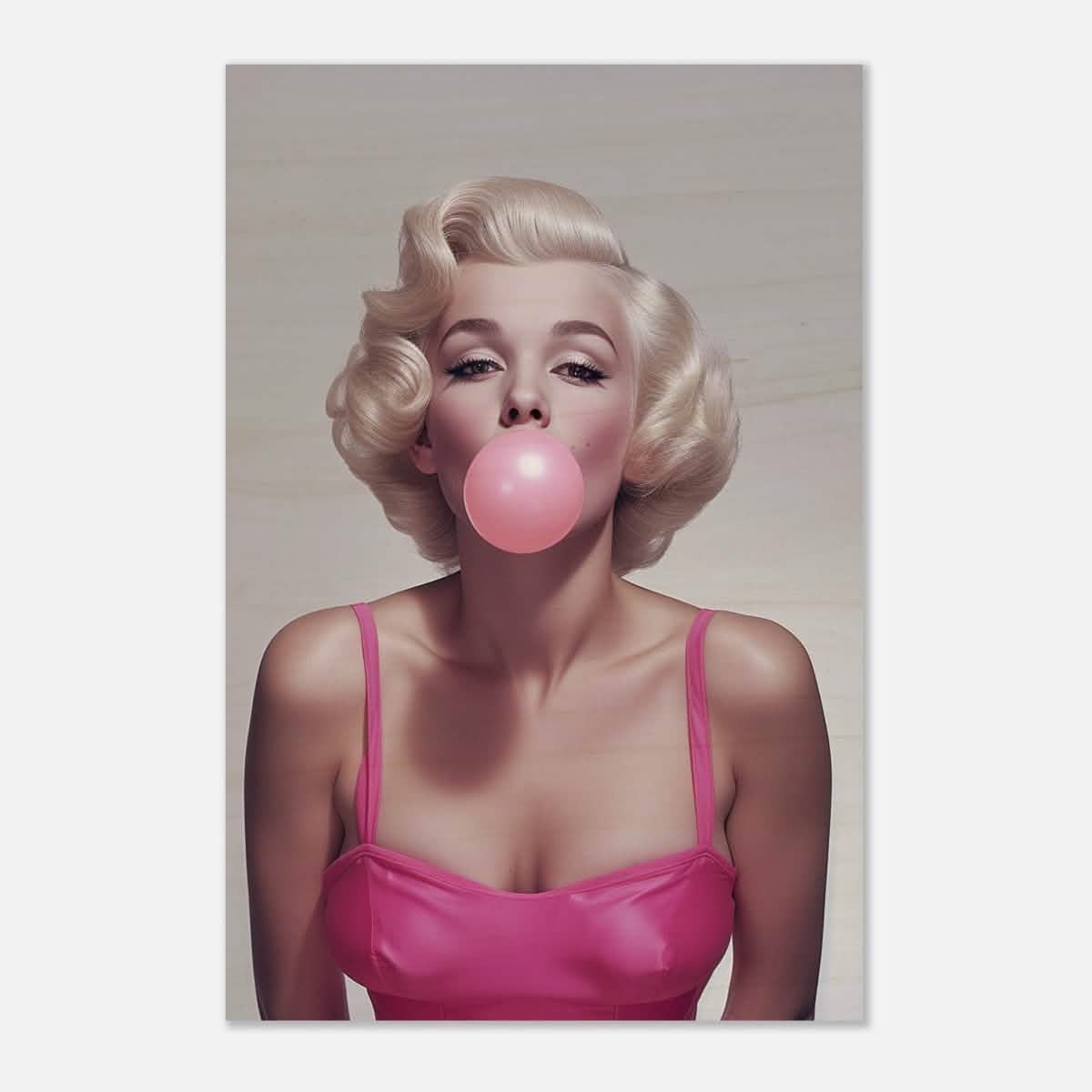 Da Vinci Pop Art Wall art print | Marilyn Monroe - Wood Prints - 60x90 cm / 24x36″ -