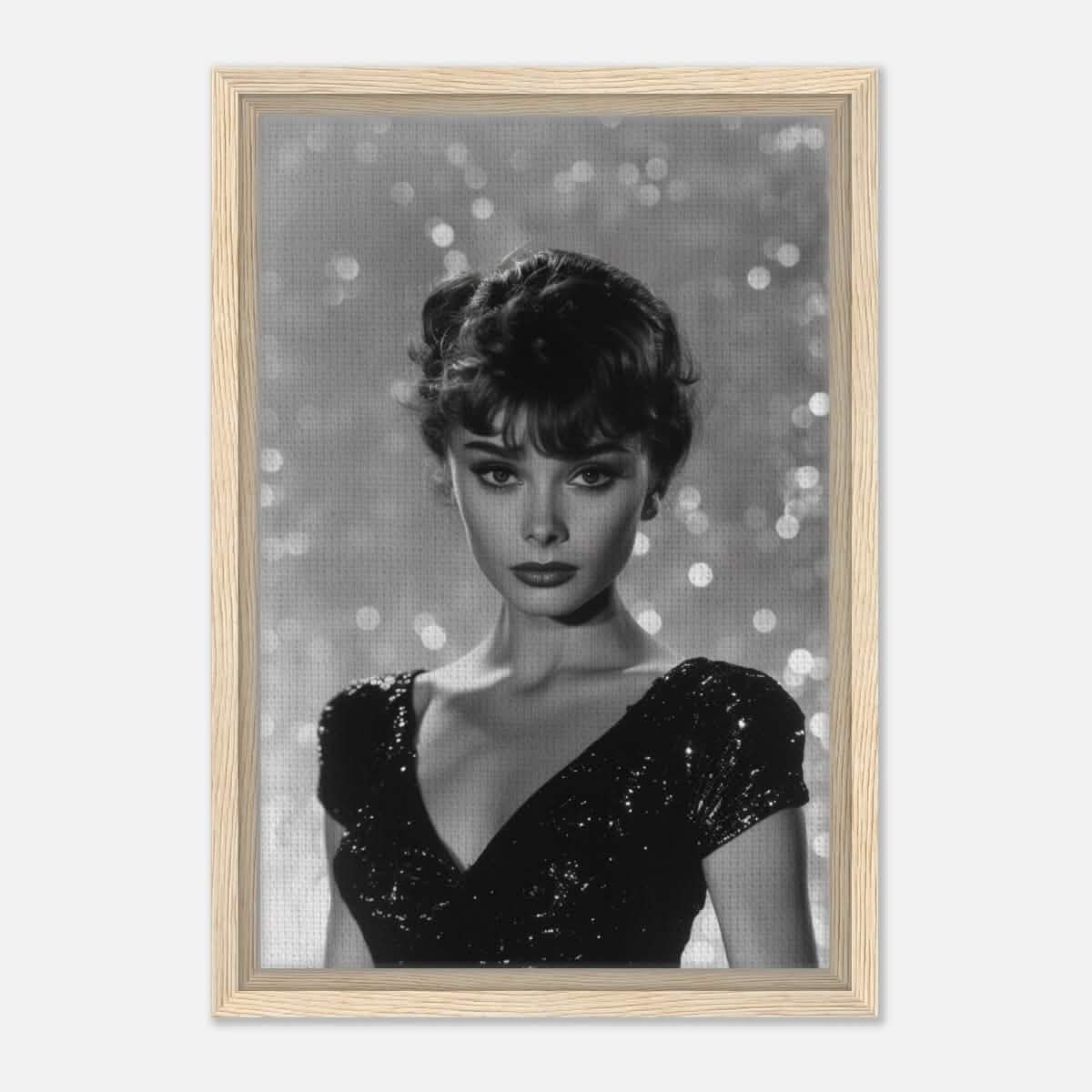 Da Vinci Pop Art Wall art print | Marilyn Monroe - Framed Canvas - 30x45 cm / 12x18″ - Wood frame