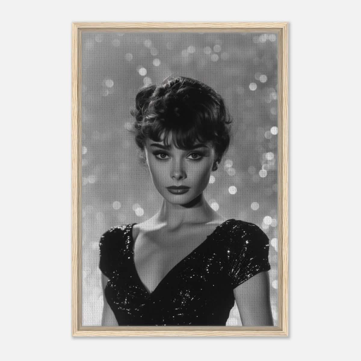 Da Vinci Pop Art Wall art print | Marilyn Monroe - Framed Canvas - 50x75 cm / 20x30″ - Wood frame