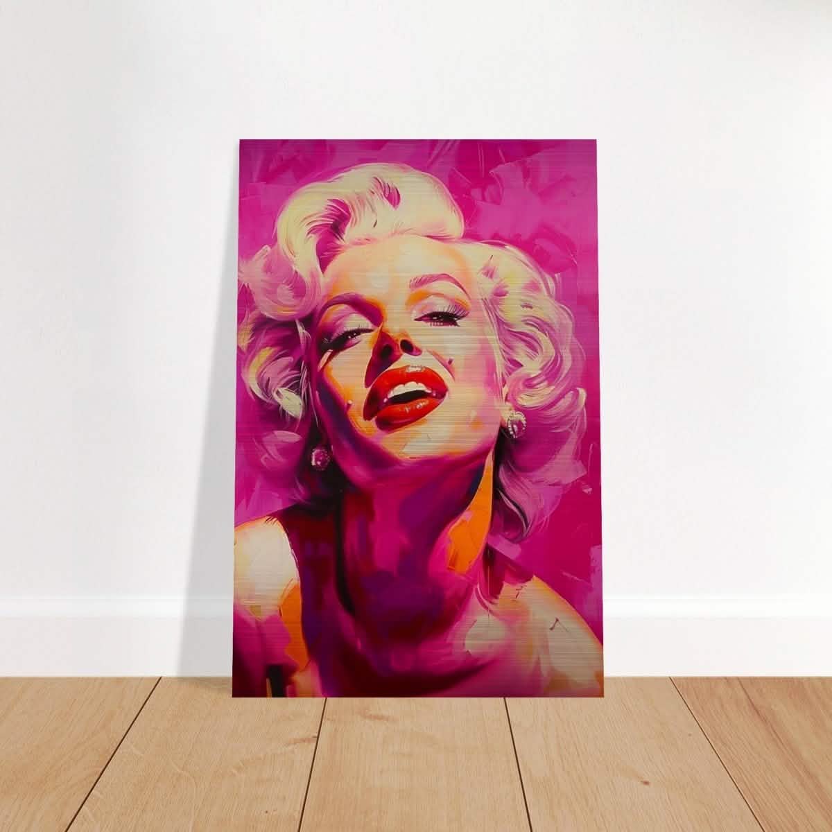 Da Vinci Pop Art Wall art print | Marilyn Monroe - Brushed Aluminum Print - 50x75 cm / 20x30″ -