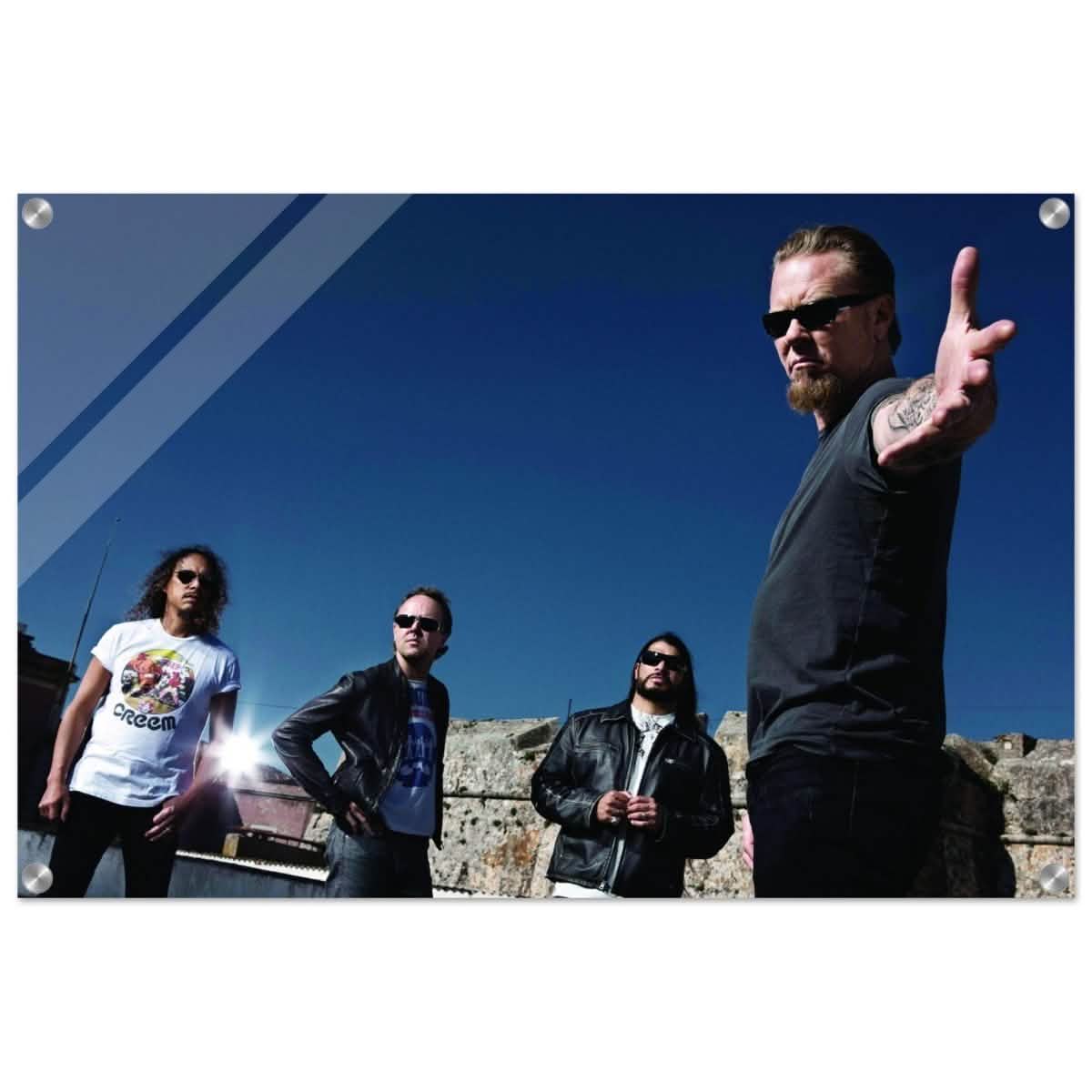 Da Vinci Pop Art wall art print | Metallica | Rock Music - Acrylic Print - 50x75 cm / 20x30″ -