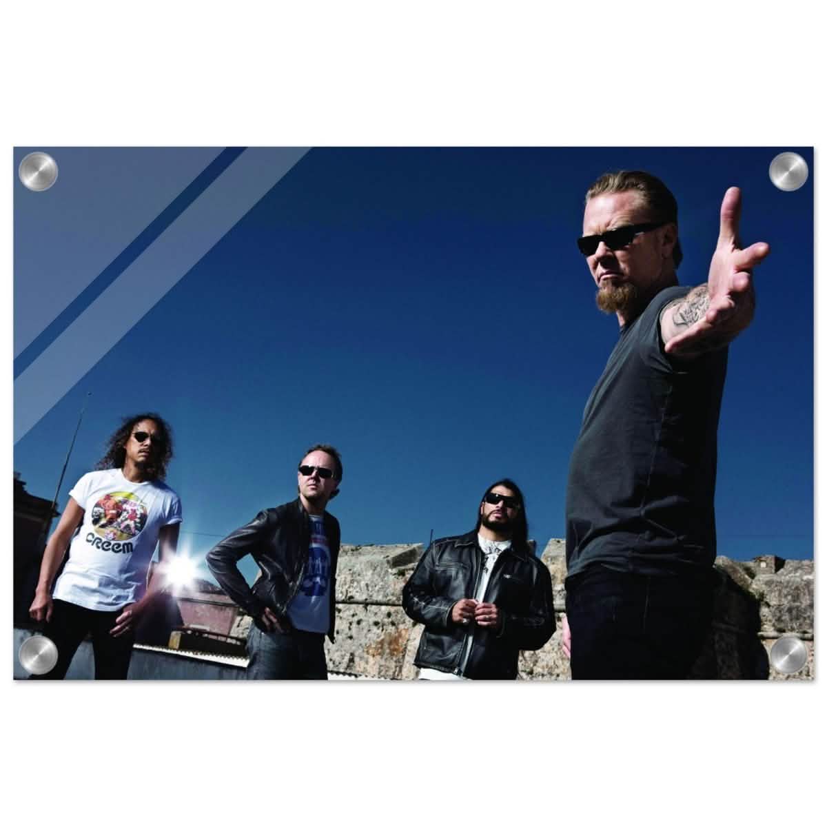 Da Vinci Pop Art wall art print | Metallica | Rock Music - Acrylic Print - 30x45 cm / 12x18″ -