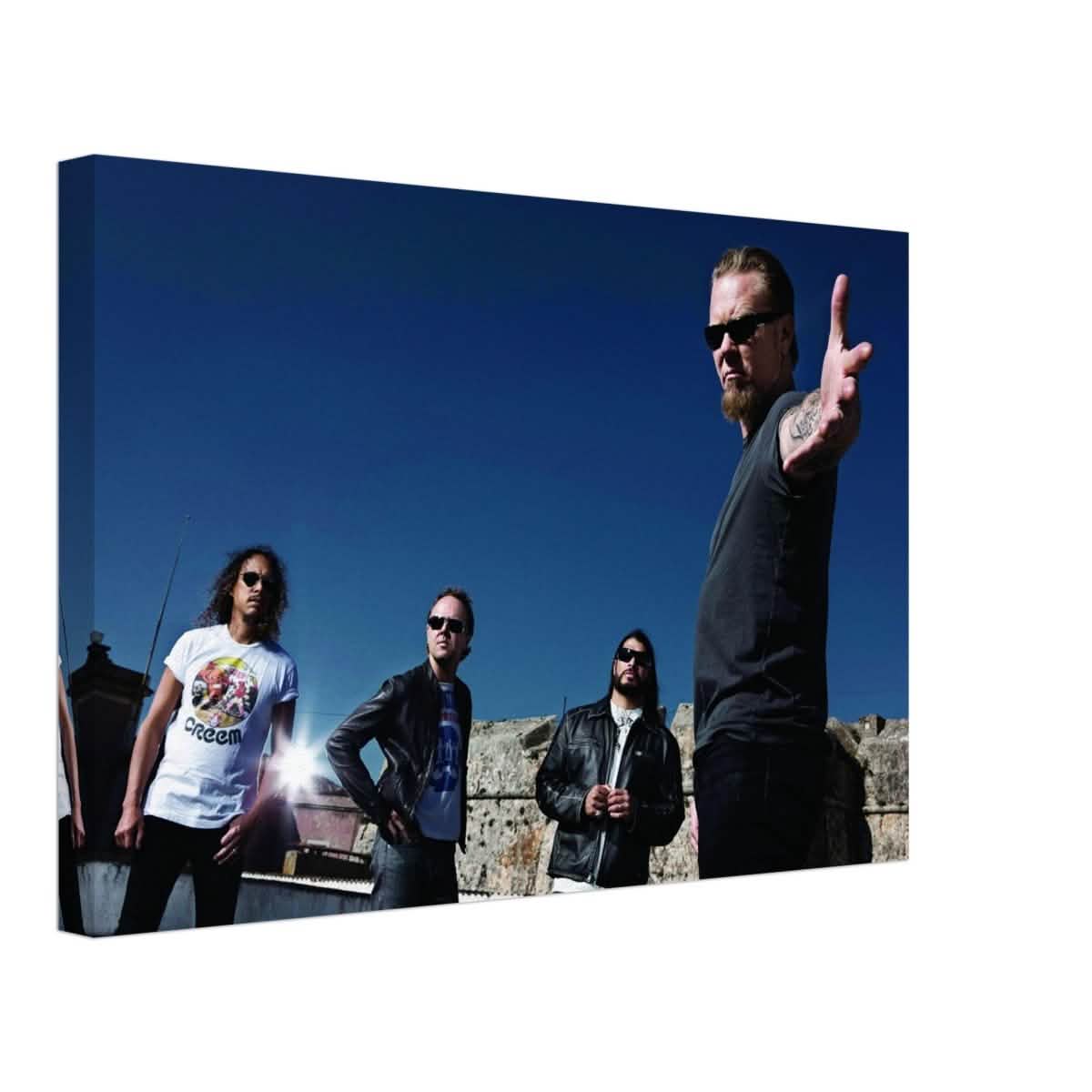Da Vinci Pop Art wall art print | Metallica | Rock Music - Canvas - 30x45 cm / 12x18″ -