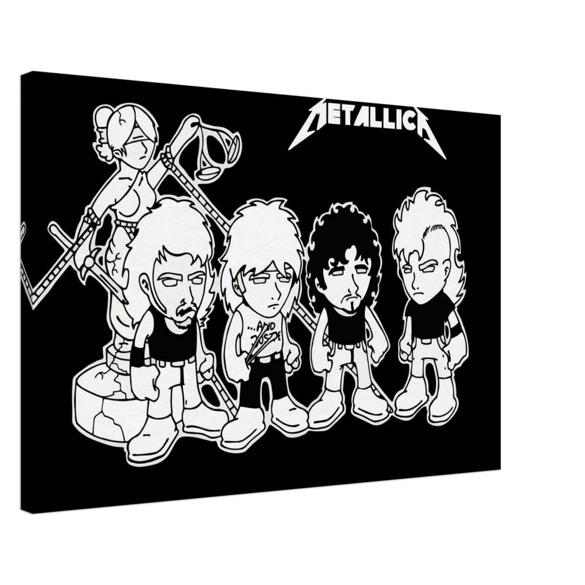 Da Vinci Pop Art Wall art print | Metallica - Canvas - 50x75 cm / 20x30″ -