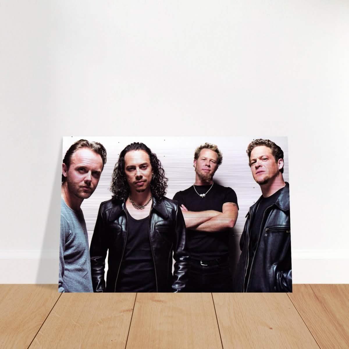 Da Vinci Pop Art Wall art print | Metallica - Brushed Aluminum Print - 40x60 cm / 16x24″ -